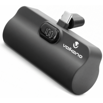 Volkano Relief Pro Power Bank - 5000mAh Type-C Direct Plug-In