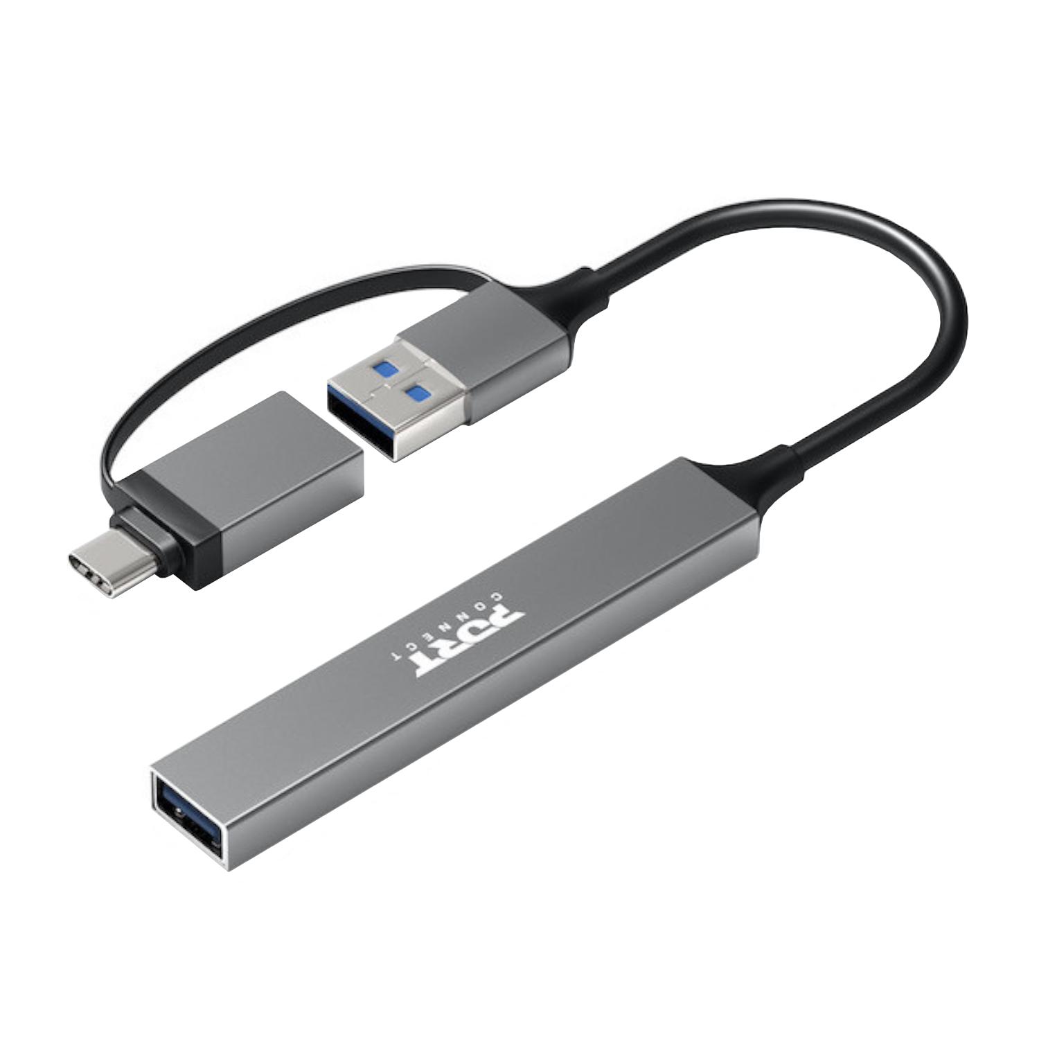 900160_Port-Connect-USB-Type-C-to-4-port-USB-A-3.0-2.0-Hub_wr_03a-1