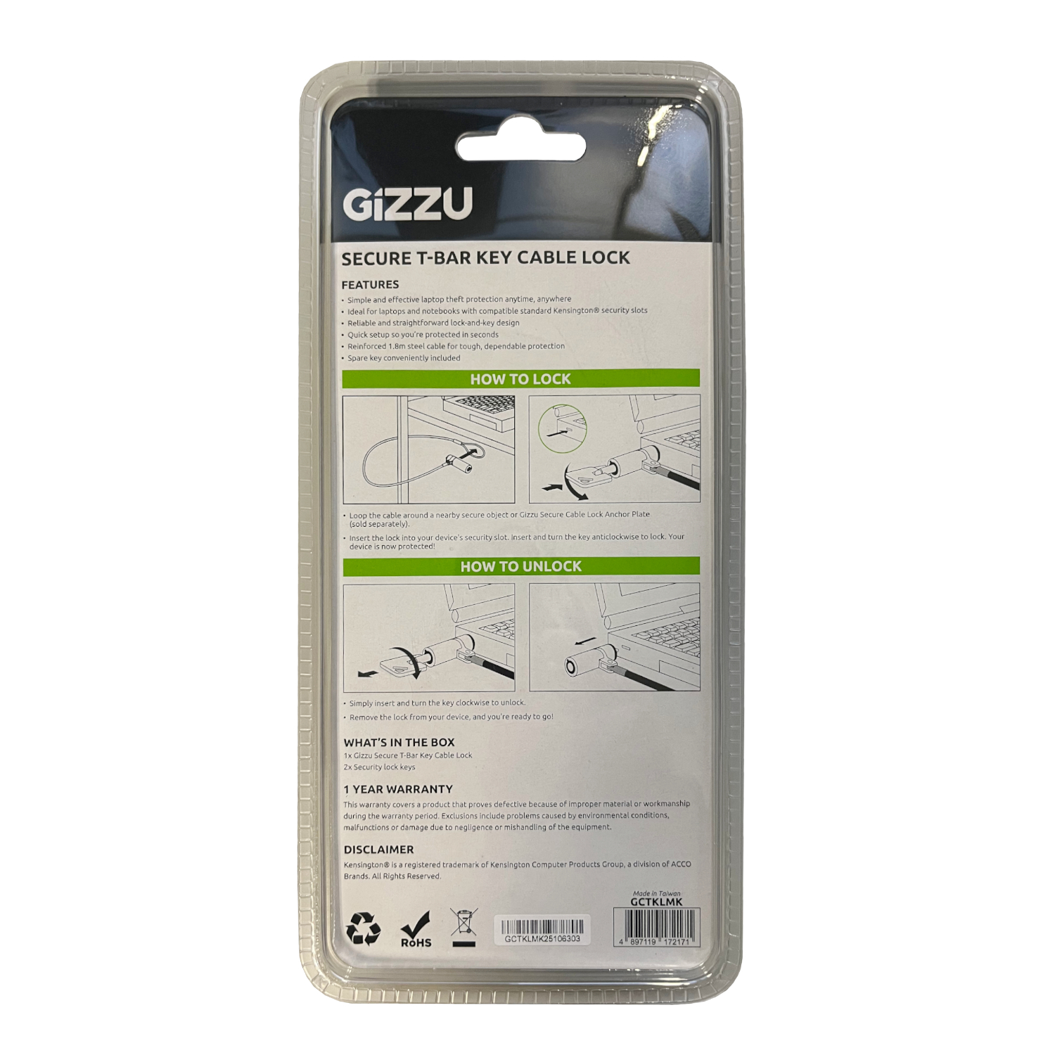 GCTKLMK_GIZZU-1.8m-T-Bar-Laptop-Cable-Lock-Master-Key-Compatible-Silver_wr_03a