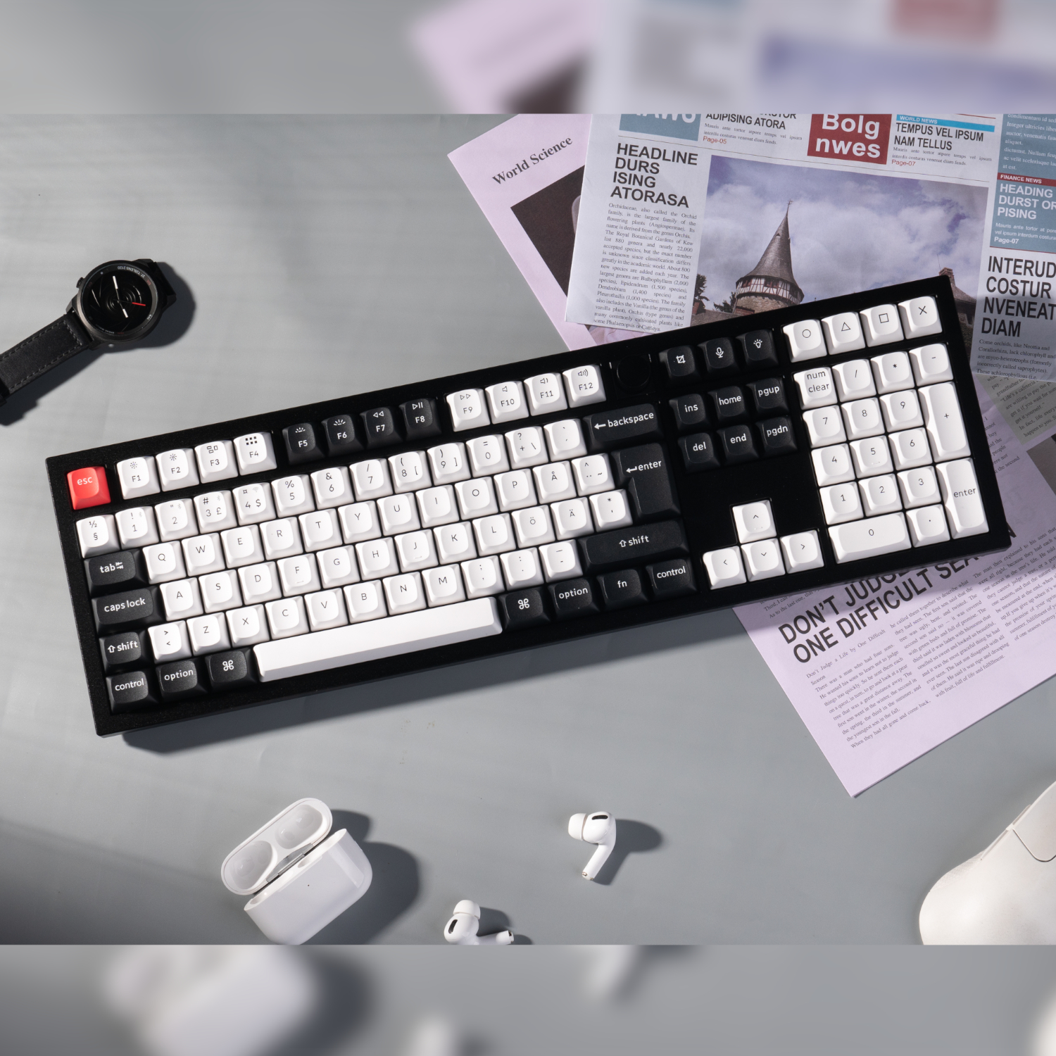 Q6H-M1_Keychron-Q6-HE-QMK-Full-size-Wireless-Custom-Mechanical-Keyboard-Nebula-Switch-–-Carbon-Black_wr_04a-1