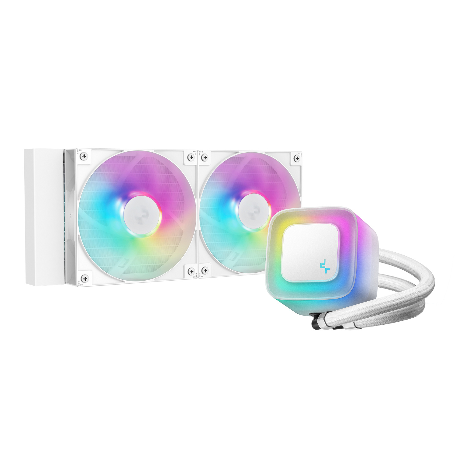 R-LE240-WHAMMN-G-2_DeepCool-LE240-V2-240mm-ARGB-AIO-CPU-Liquid-Cooler-White_wr_02-1