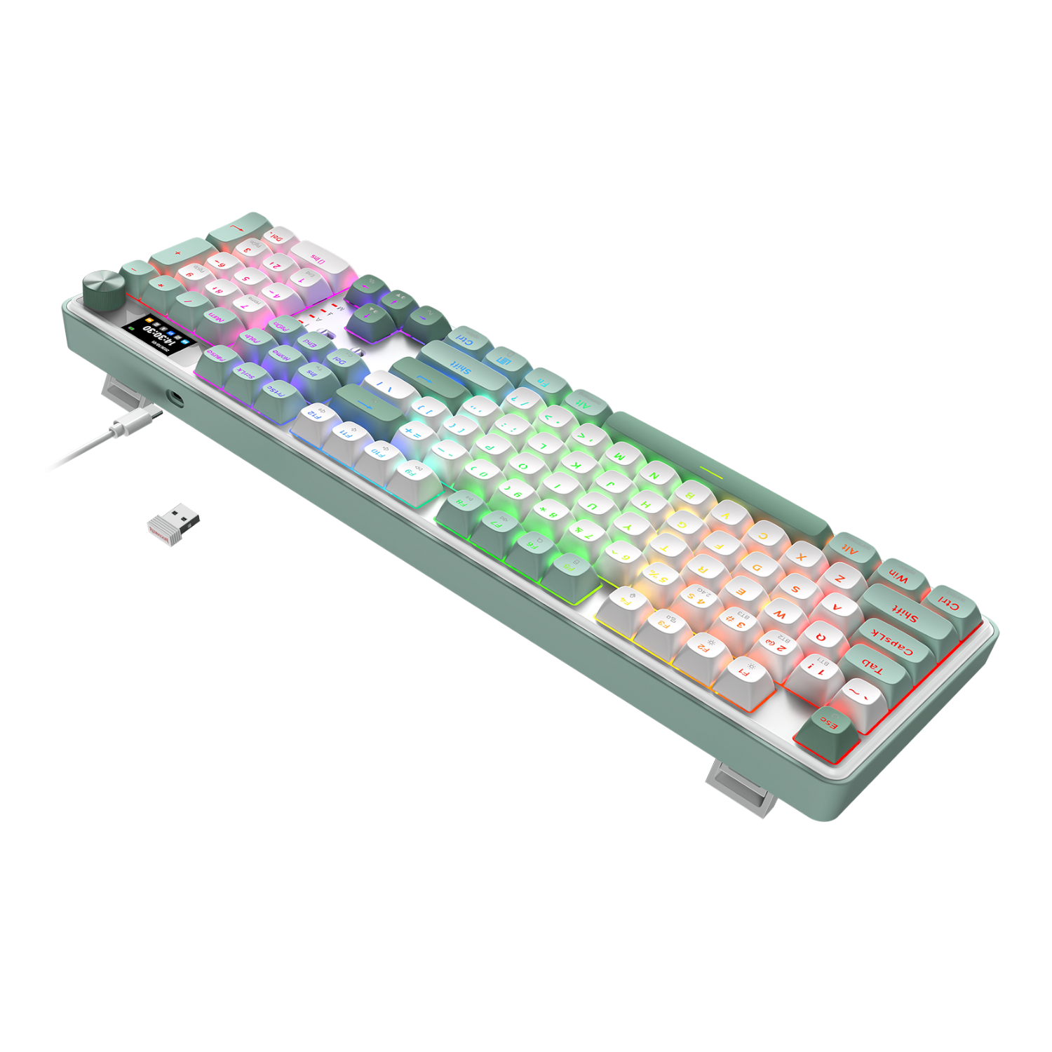 RD-K761WG-RGB-PRO_Redragon-WYVERN-K761-Pro-Full-size-RGB-Wireless-Mechanical-Gaming-Keyboard-White-Green_wr_04a-1
